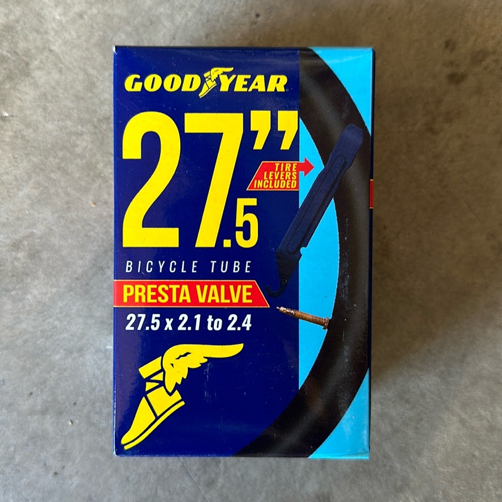 Goodyear 27.5" x 2.1"-2.4" 650b Presta Valve Bike Tube